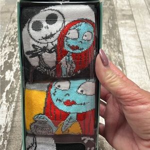 New three pair men’s crew socks the nightmare before Christmas fit size 8–12